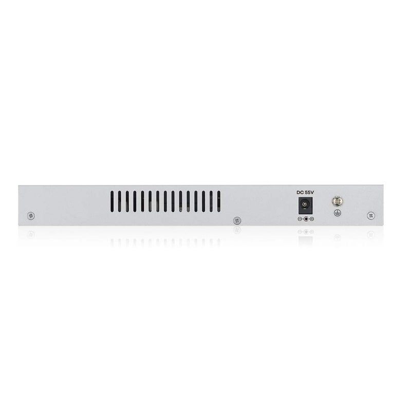 Zyxel 8-Port Gigabit Ethernet Web Managed PoE+ Switch | 4x PoE+ @60W | VLAN Support | Metal Case | Desktop or Wall-Mount | Fanless | QoS | Ethernet Splitter [GS1200-8HPv2] - Image 3